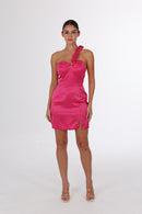 NISSY Dress – Fuchsia Flame
