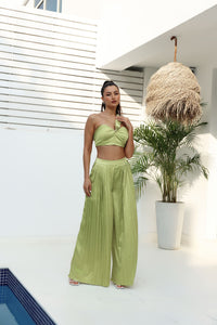 ORA Signature Ruched Top - Island Mint Green