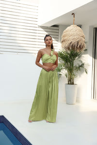 ORA Signature Ruched Top - Island Mint Green